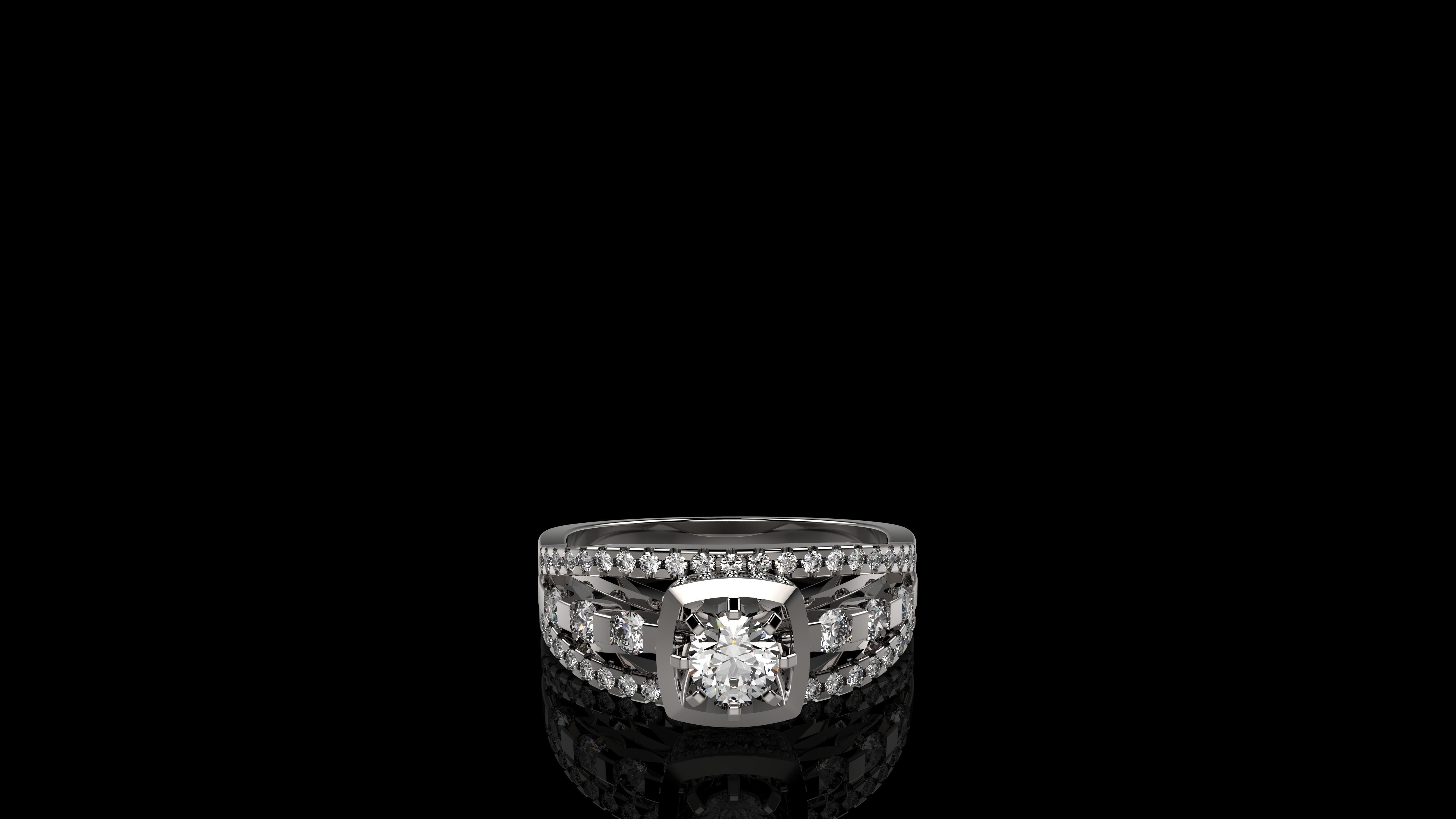 RINGS J011 3D print model_3