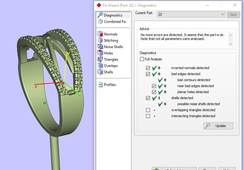 RINGS J011 3D print model_7