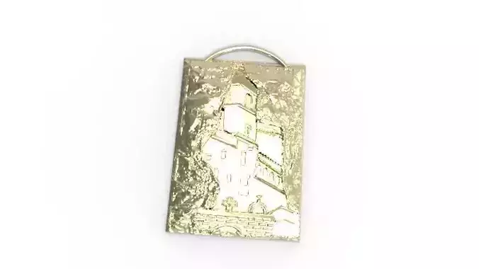 Ostrog gold plated usb keychain
