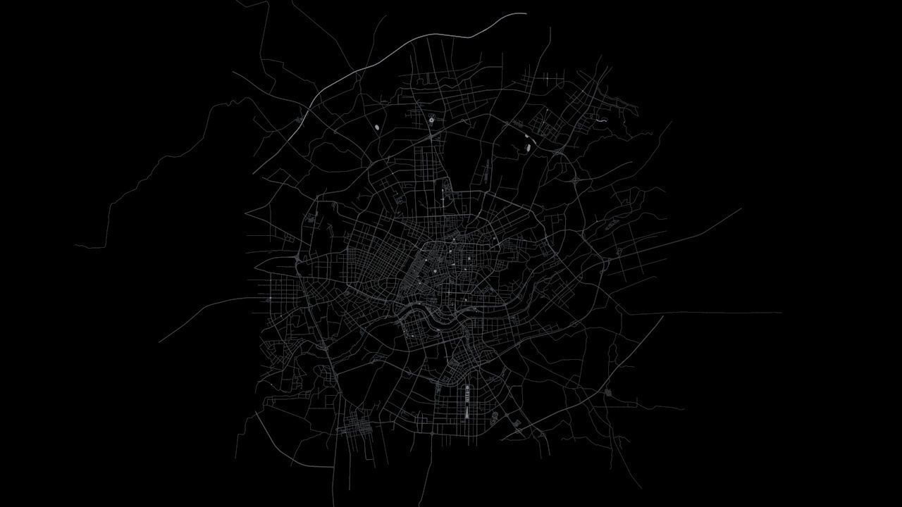 Shenyang Road Network and Streets 3D model_8