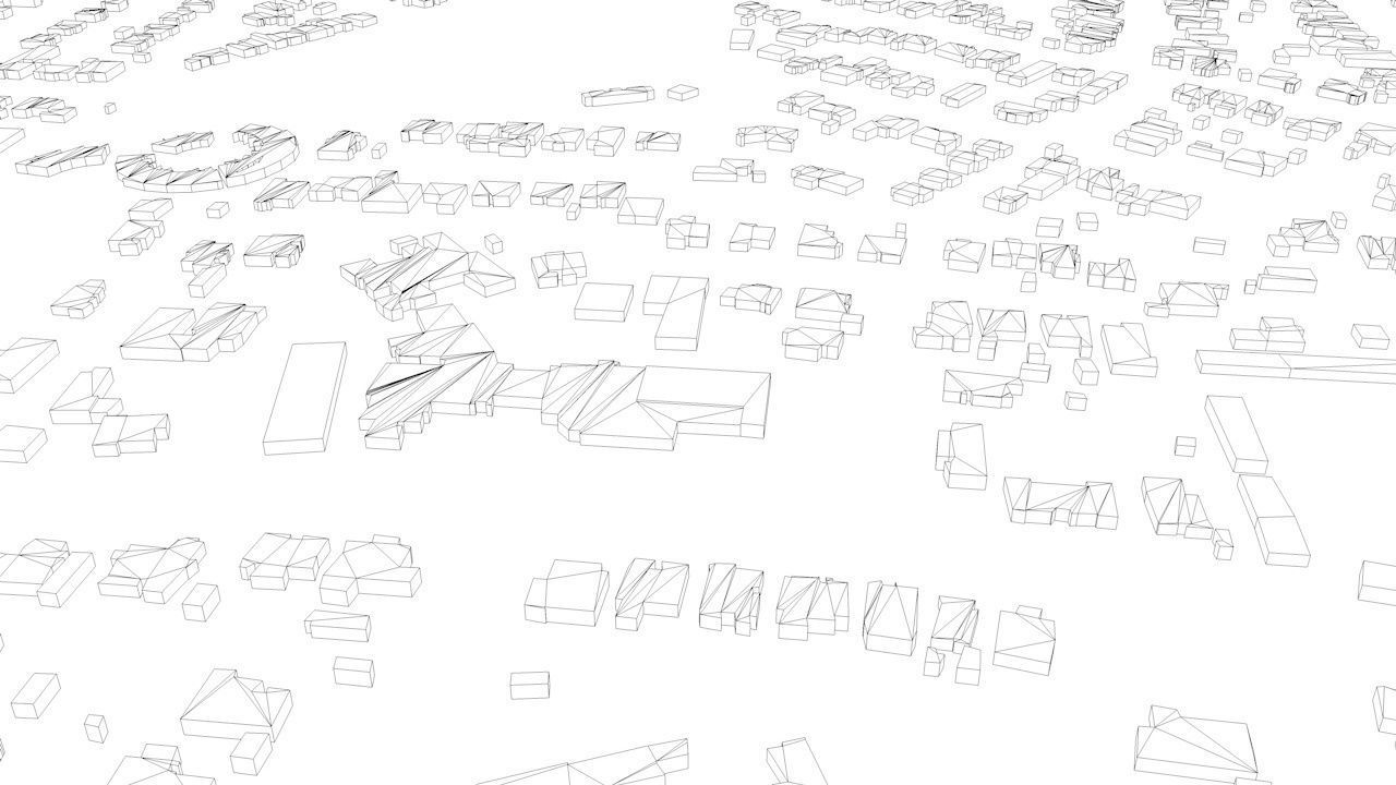 Hobart Streets and Buildings 3D model_12