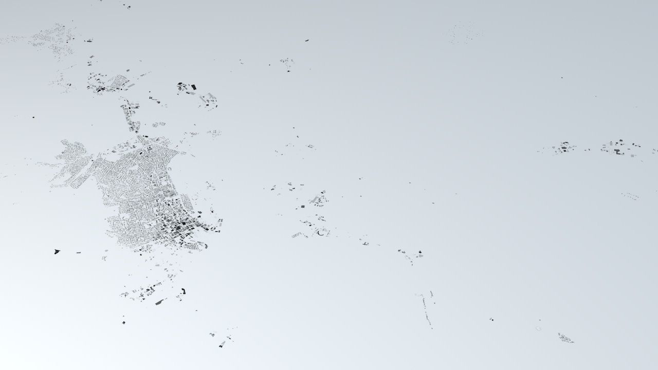 Hobart Streets and Buildings 3D model_5