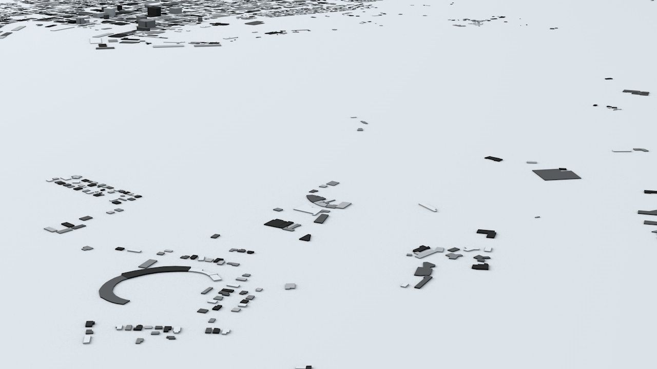 Hobart Streets and Buildings 3D model_6