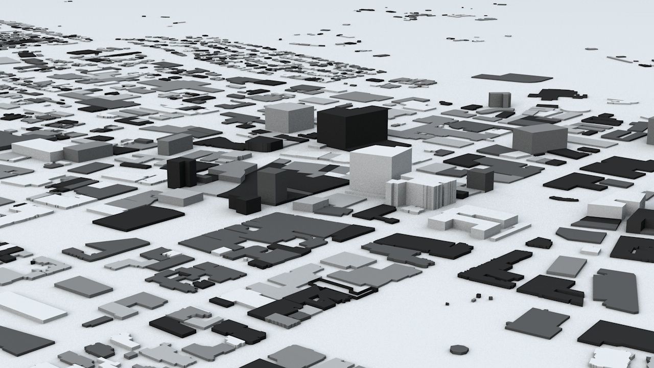Hobart Streets and Buildings 3D model_3