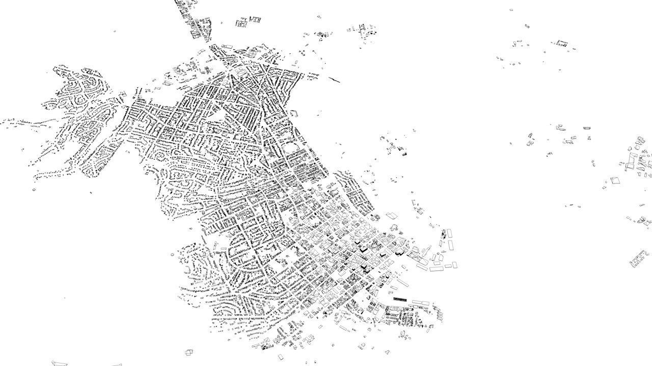 Hobart Streets and Buildings 3D model_10