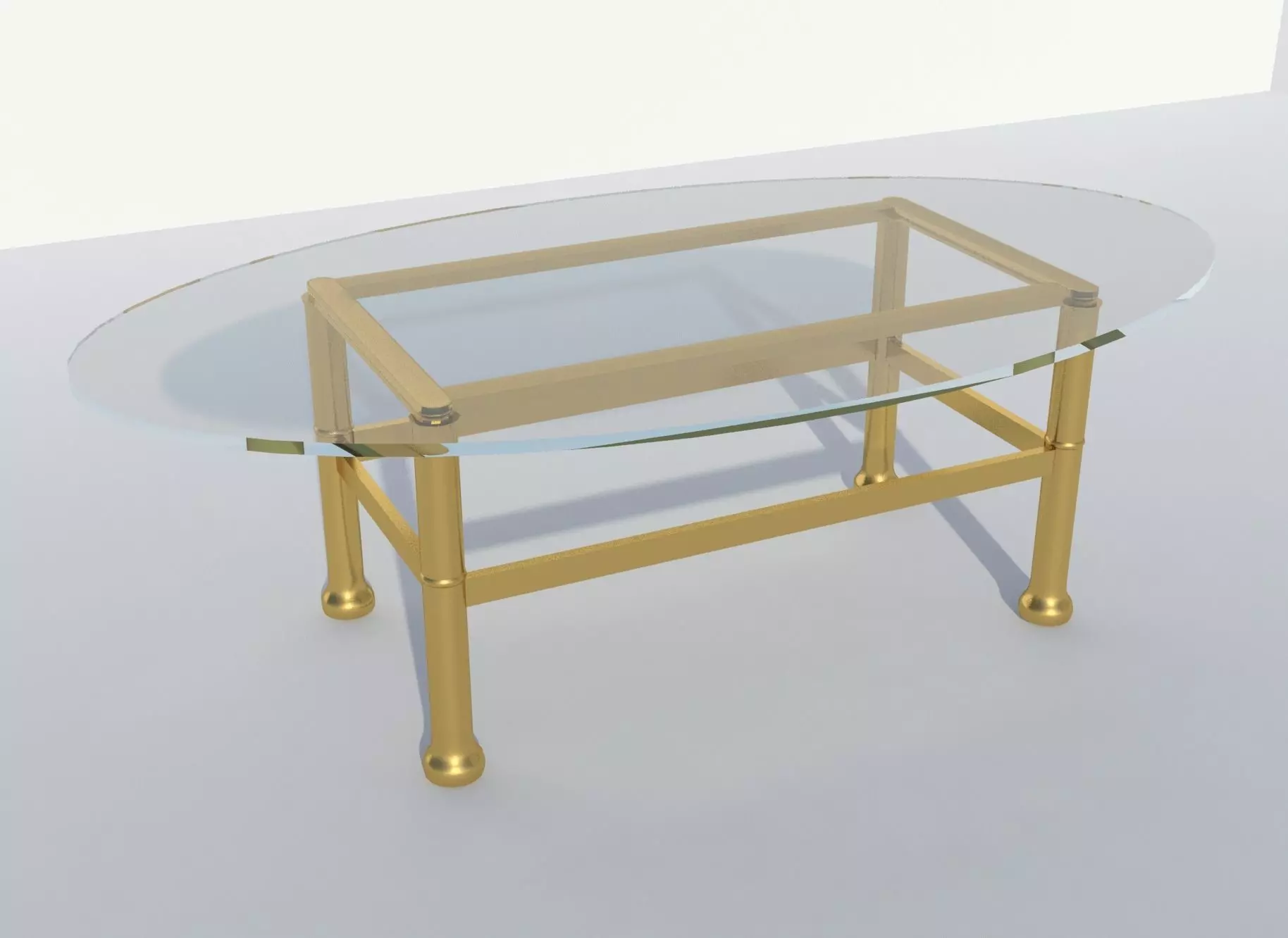 Coffee table 3D model_0