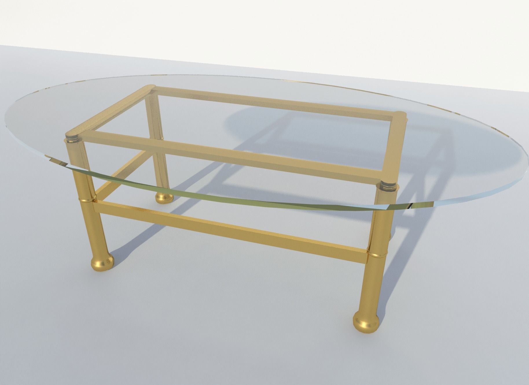 Coffee table 3D model_1