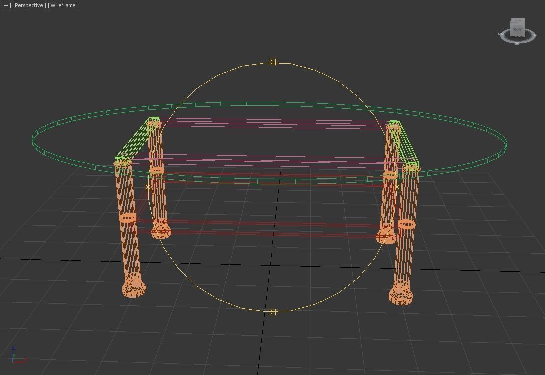 Coffee table 3D model_4