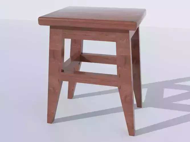 Wooden stool