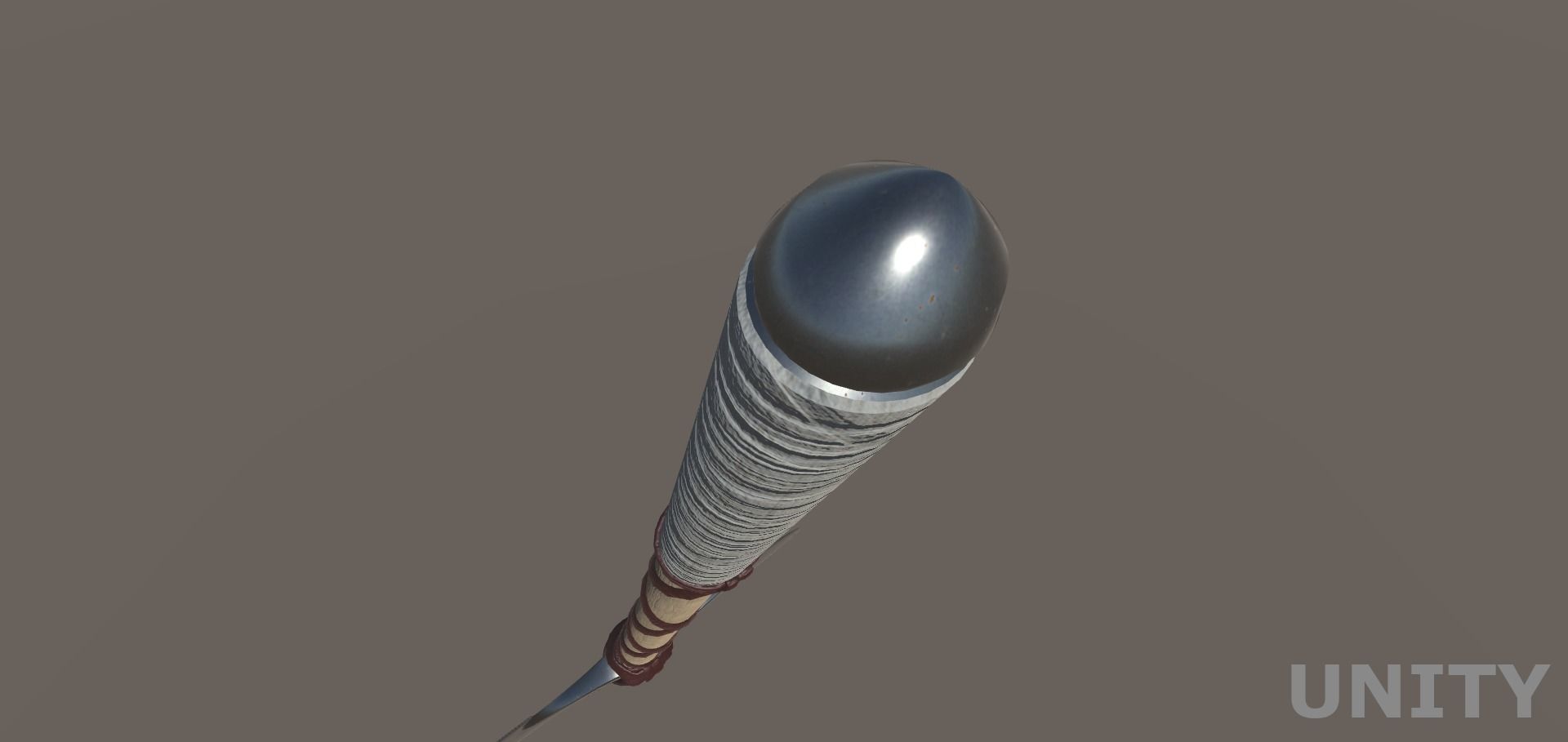 Barbarian Battle Axe Low-poly 3D model_12