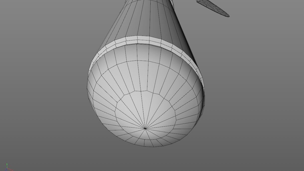 Barbarian Battle Axe Low-poly 3D model_22