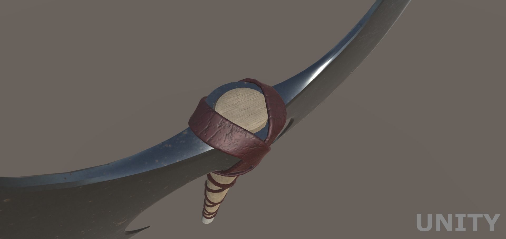 Barbarian Battle Axe Low-poly 3D model_11