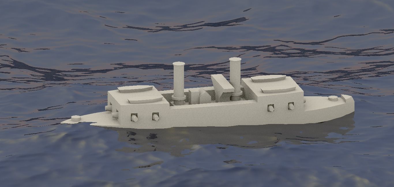 Brazilian Ironclad Cabral 3D print model_9