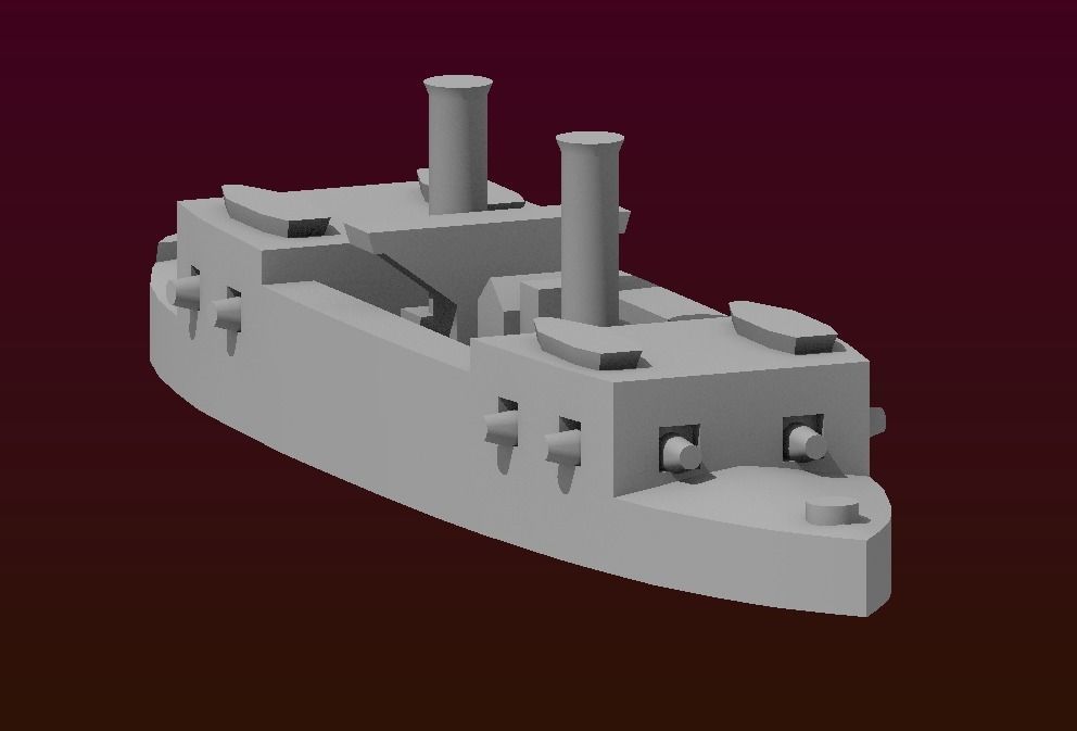 Brazilian Ironclad Cabral 3D print model_15