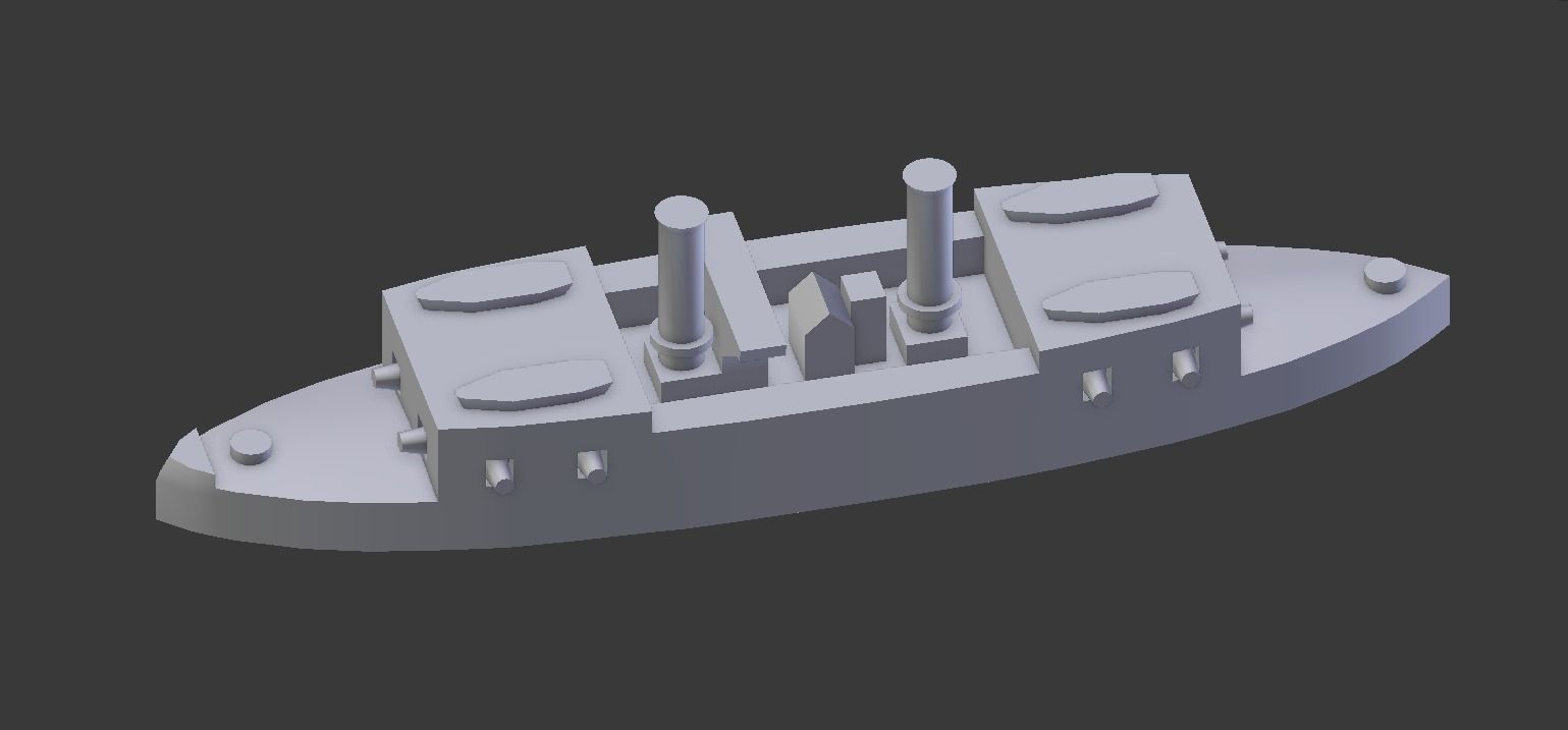 Brazilian Ironclad Cabral 3D print model_21