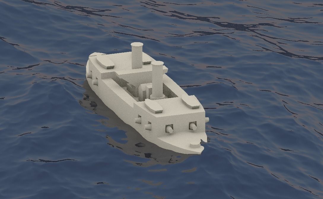 Brazilian Ironclad Cabral 3D print model_7