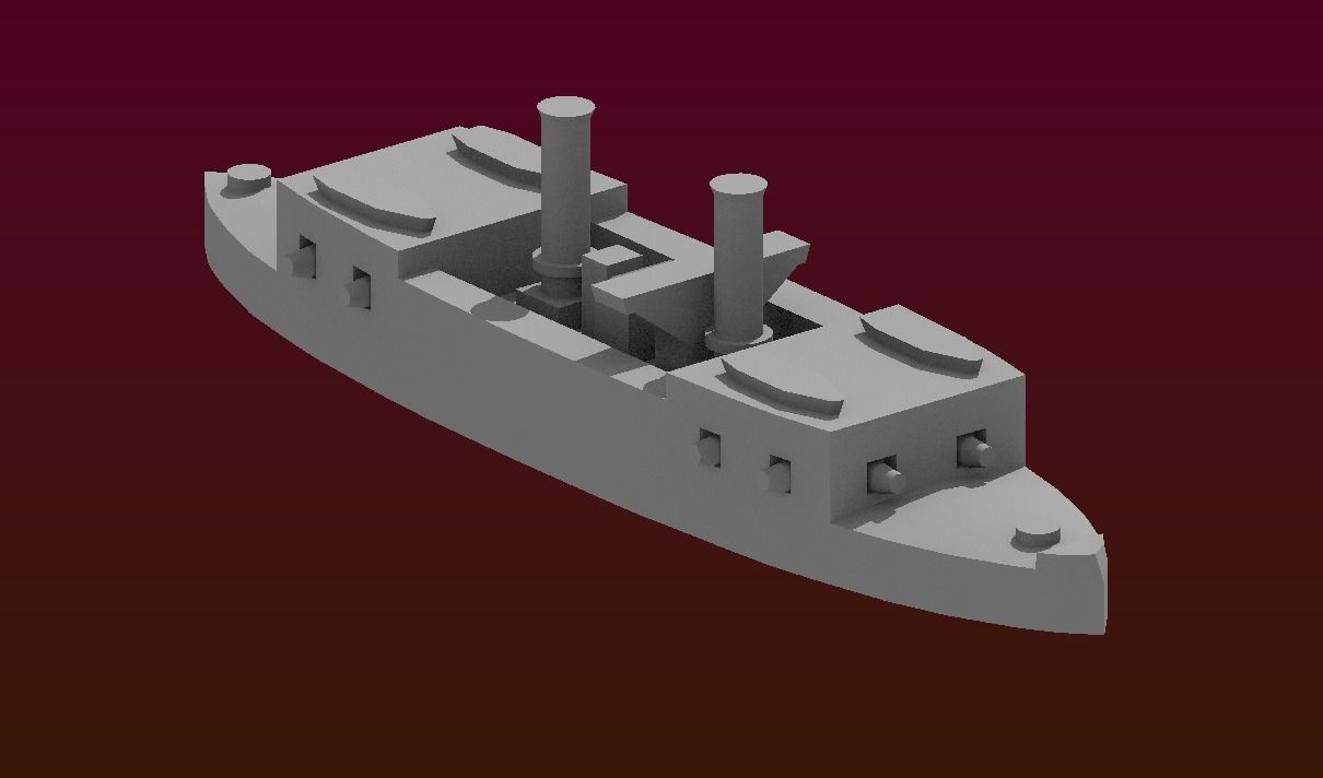 Brazilian Ironclad Cabral 3D print model_18