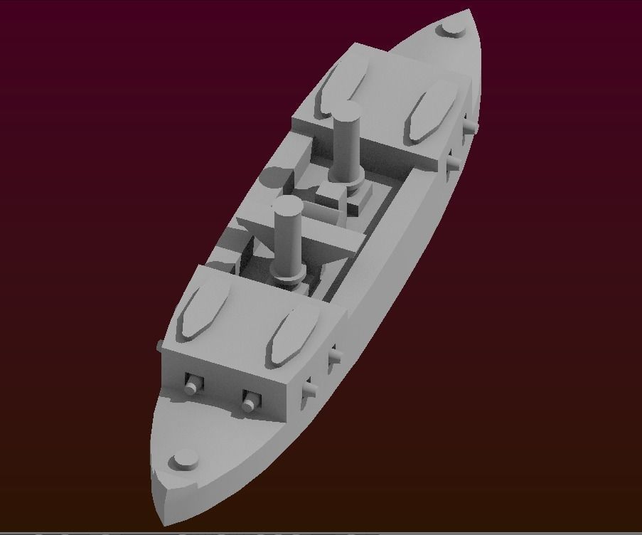 Brazilian Ironclad Cabral 3D print model_20