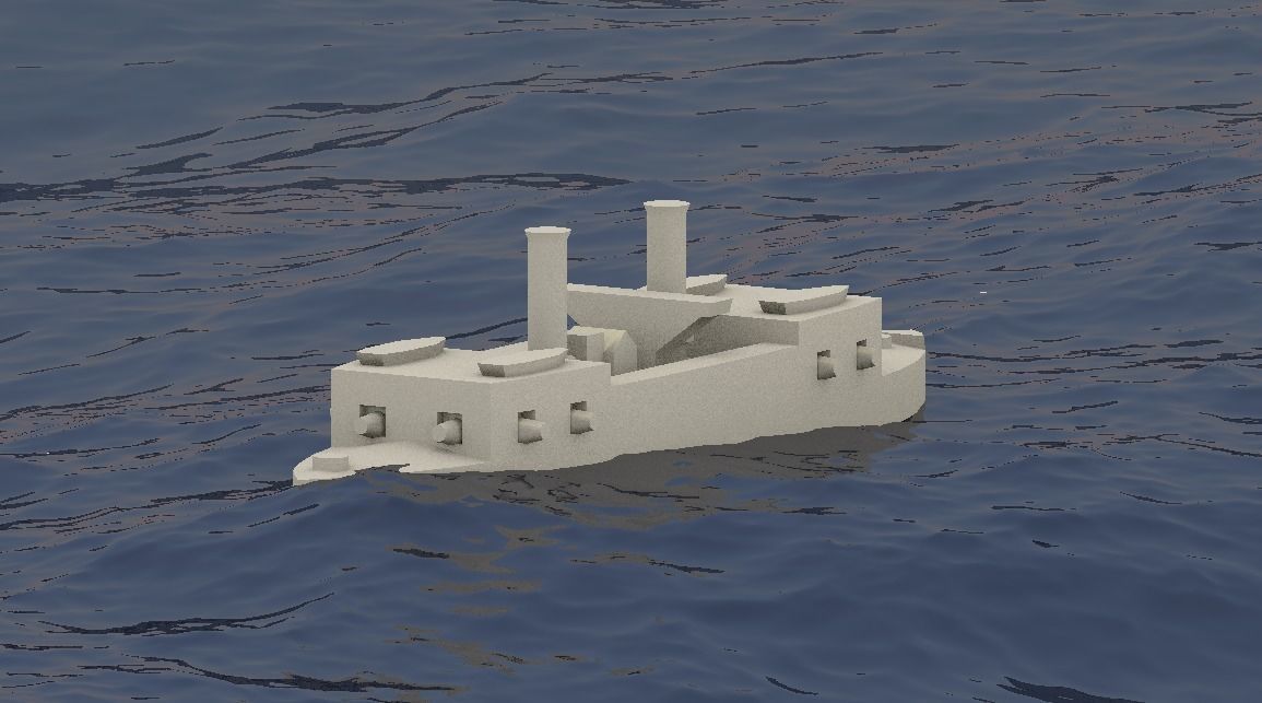 Brazilian Ironclad Cabral 3D print model_8