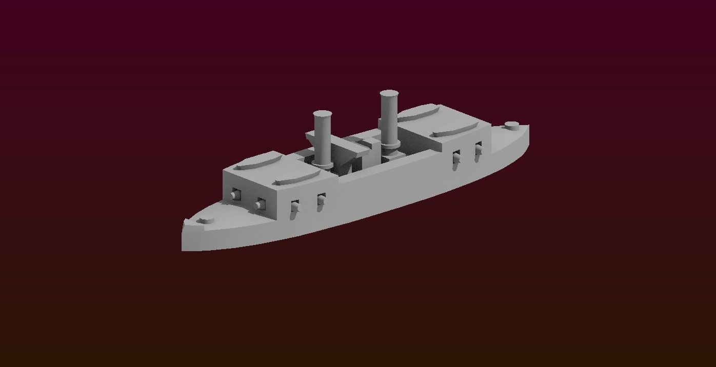 Brazilian Ironclad Cabral 3D print model_12