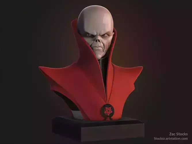 Mage Bust - 3D Print
