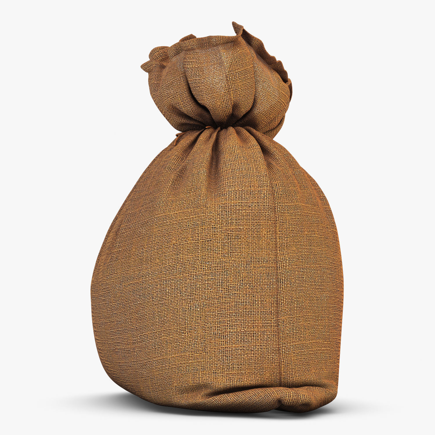 Sack v 3 burlap bag 3D model_9