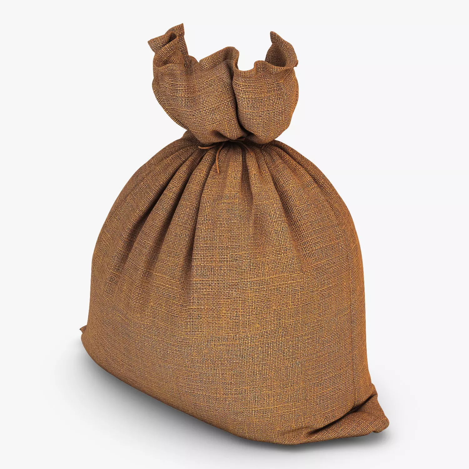 Sack v 3 burlap bag 3D model_0