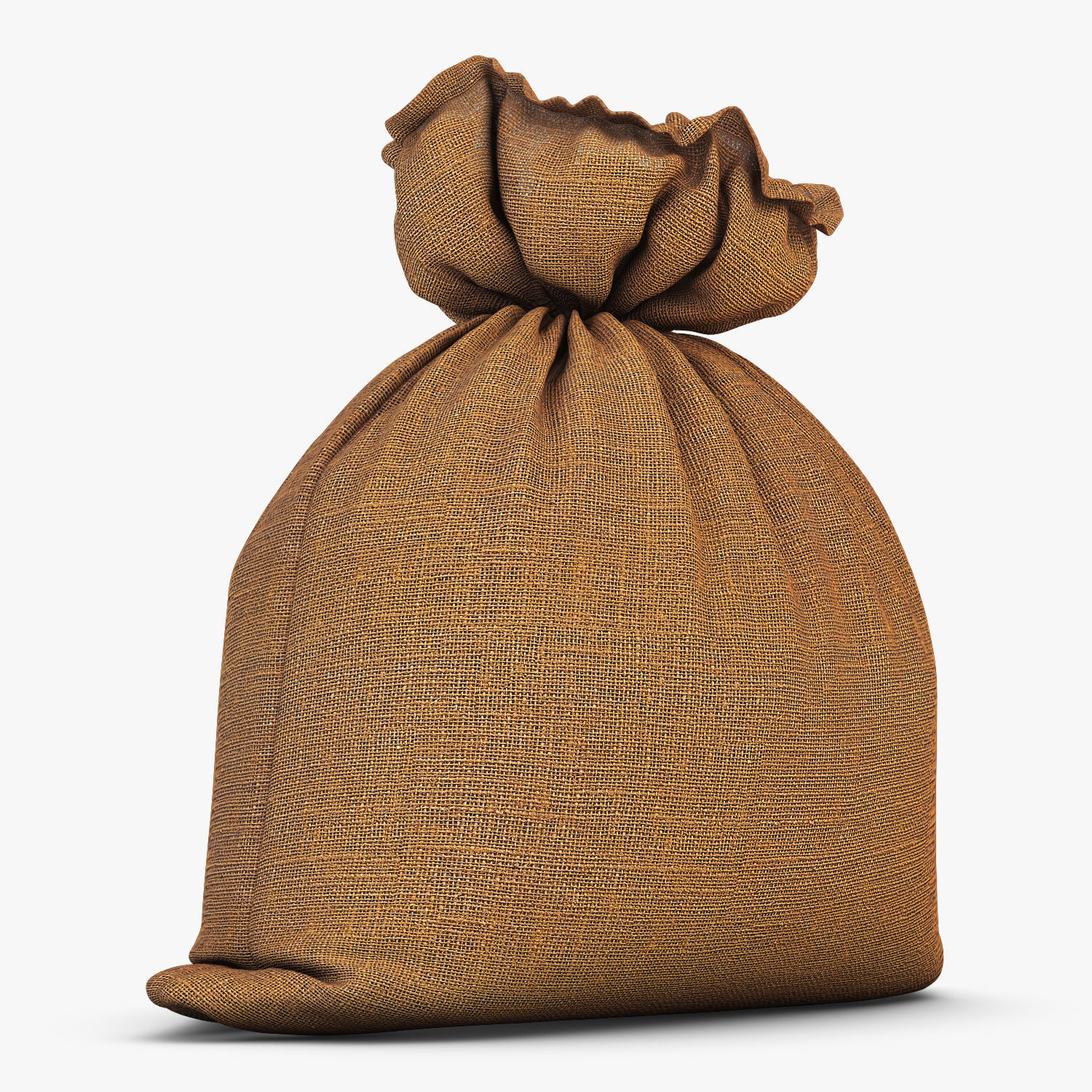 Sack v 3 burlap bag 3D model_10