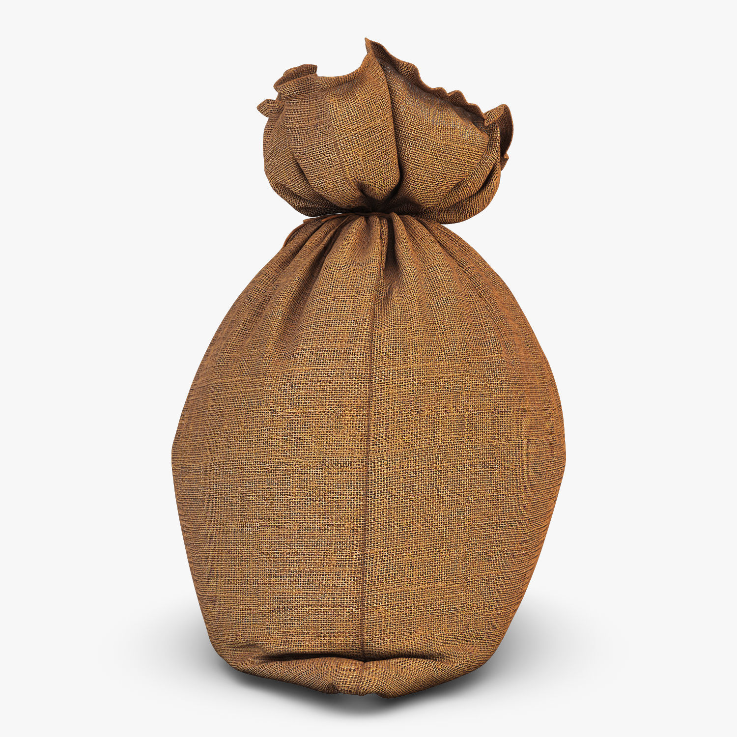 Sack v 3 burlap bag 3D model_5