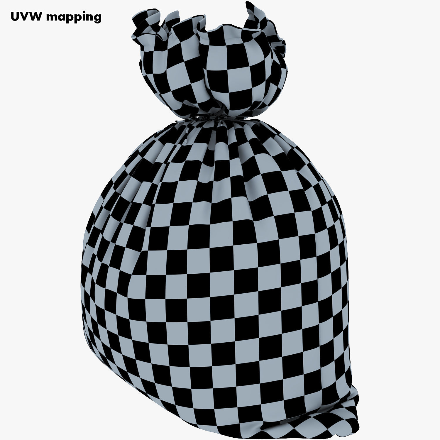 Sack v 3 burlap bag 3D model_32