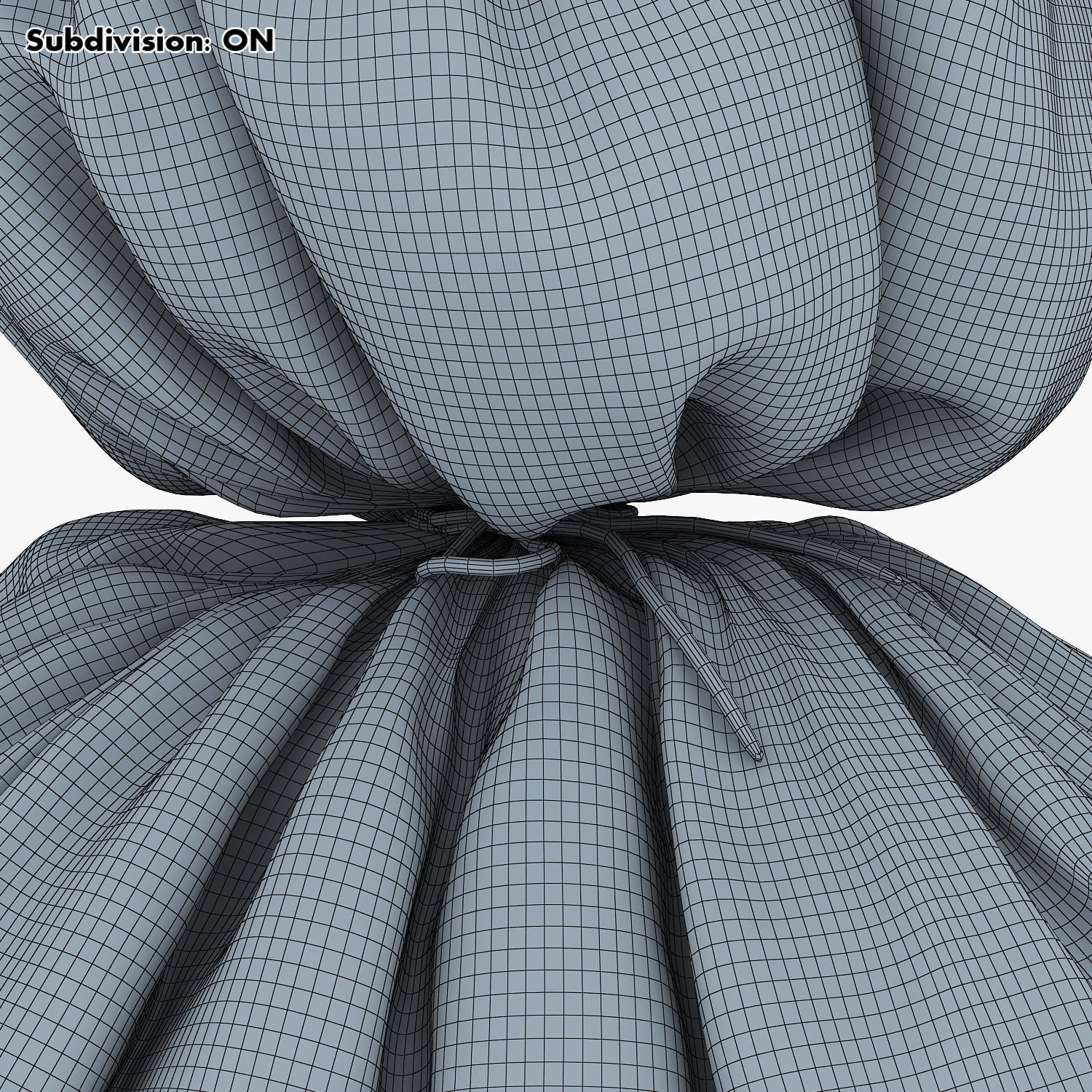 Sack v 3 burlap bag 3D model_29