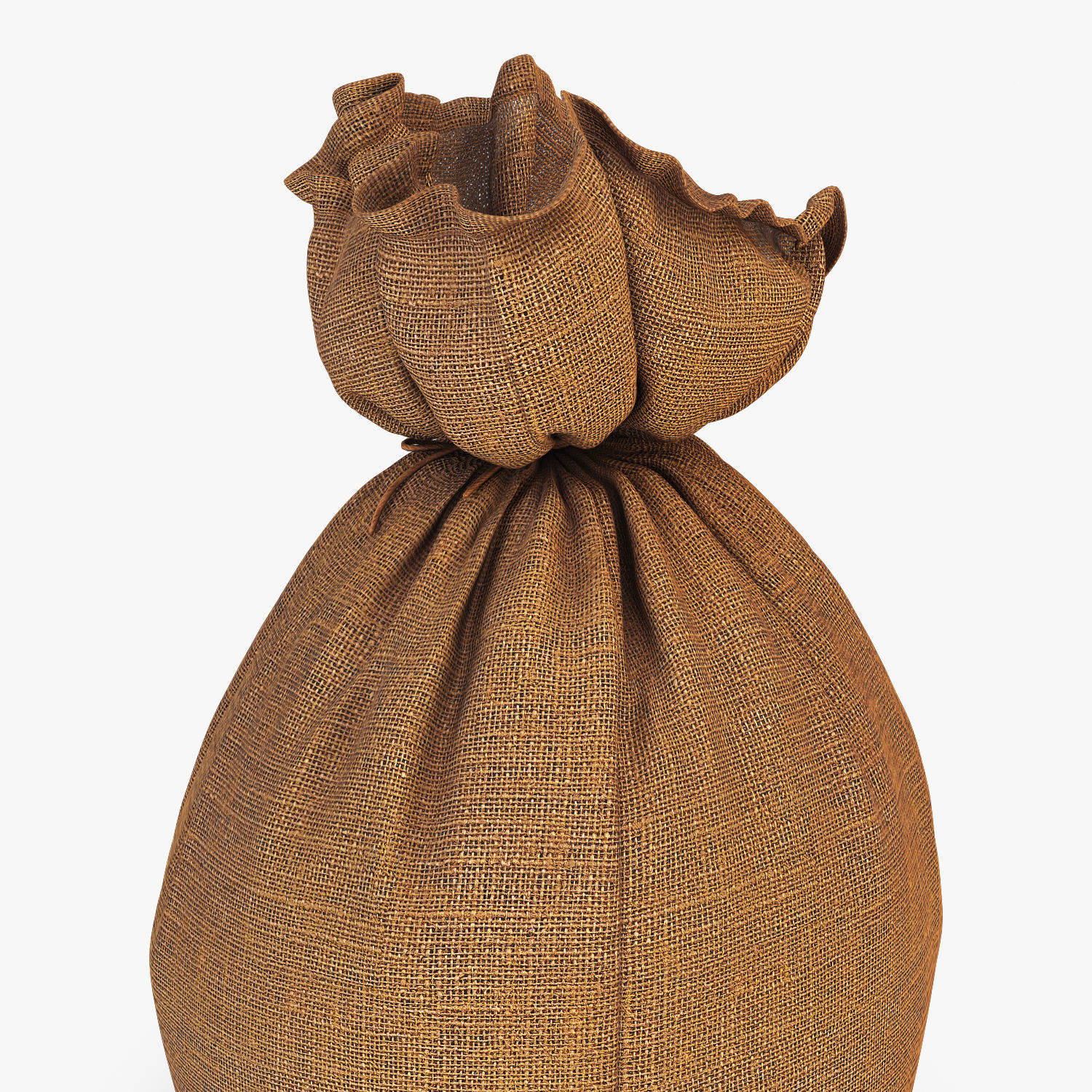 Sack v 3 burlap bag 3D model_15