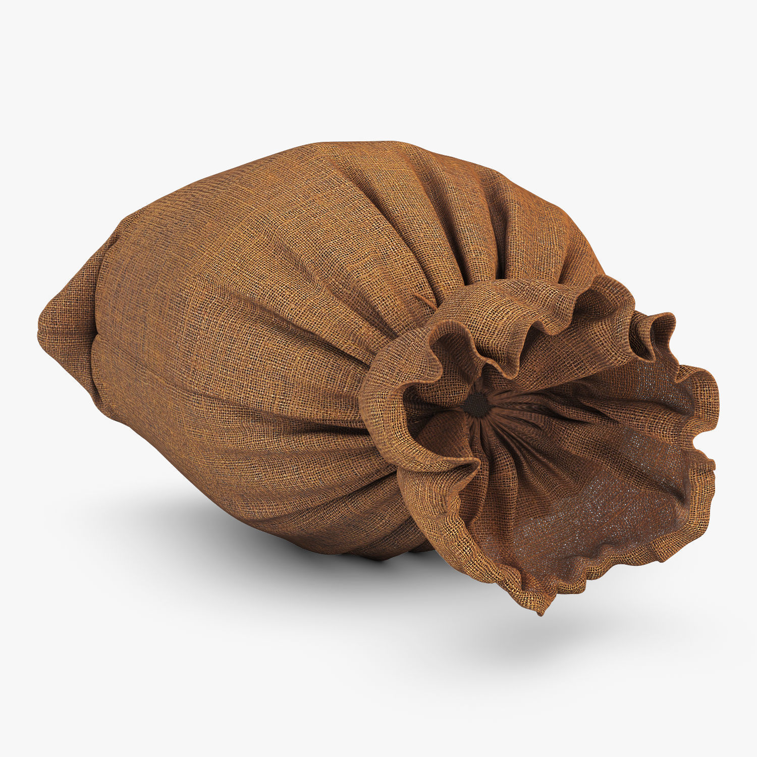 Sack v 3 burlap bag 3D model_12