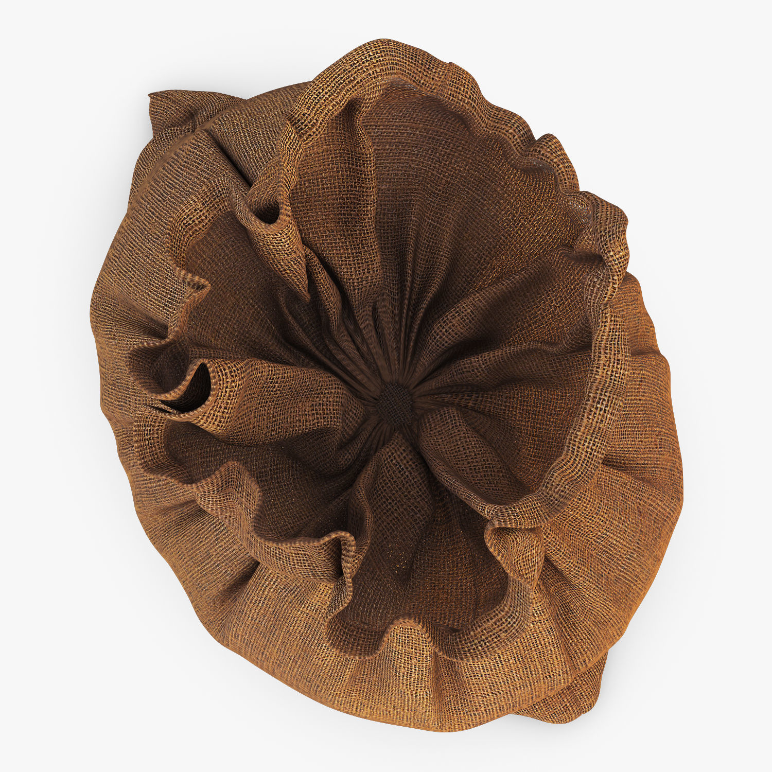 Sack v 3 burlap bag 3D model_8