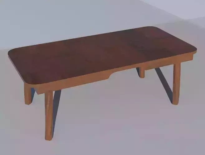 Table coffee with wooden top