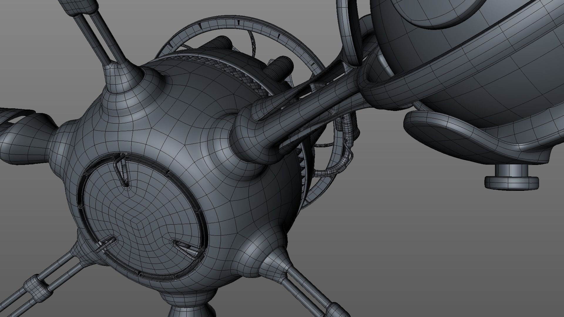 Shutter Drone 3D model_4