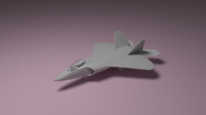 F22 Raptor 3D print model