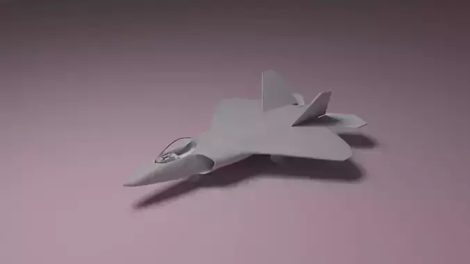 F22 Raptor 3D print model