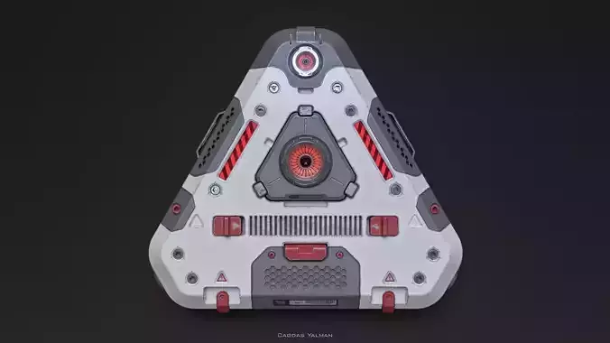 Triangle Power Cube 3D model