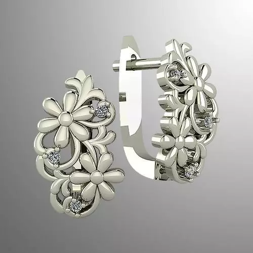 Earrings 63 3D print model