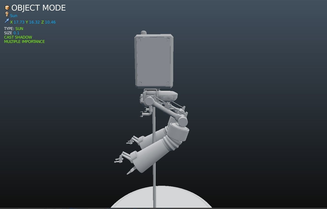 Robotic Helper V1  Nier Automata  Free 3D model_3