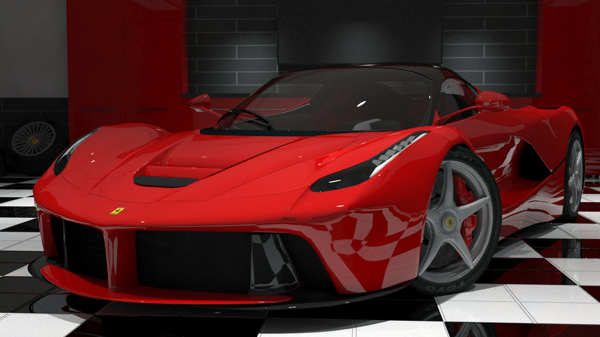 Ferrari LaFerrari 3D model_11