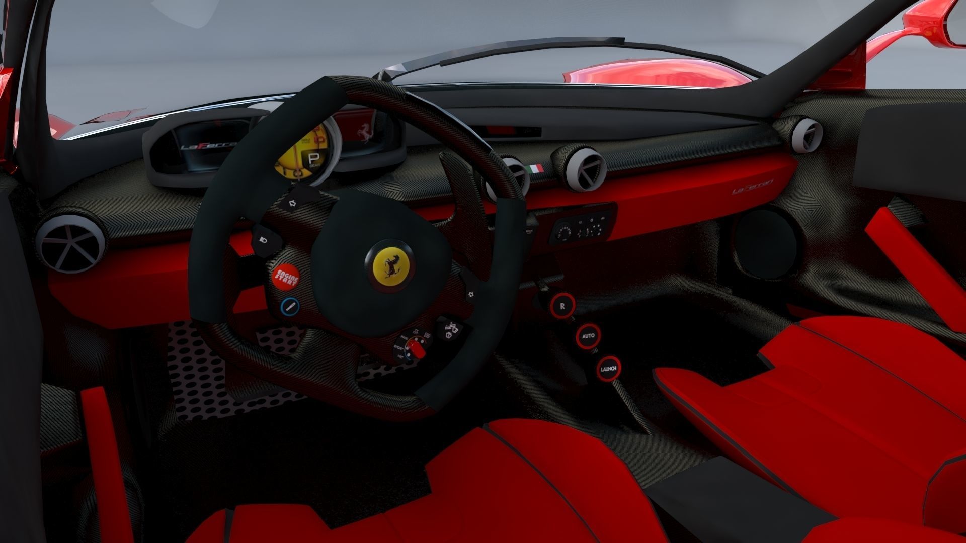Ferrari LaFerrari 3D model_8