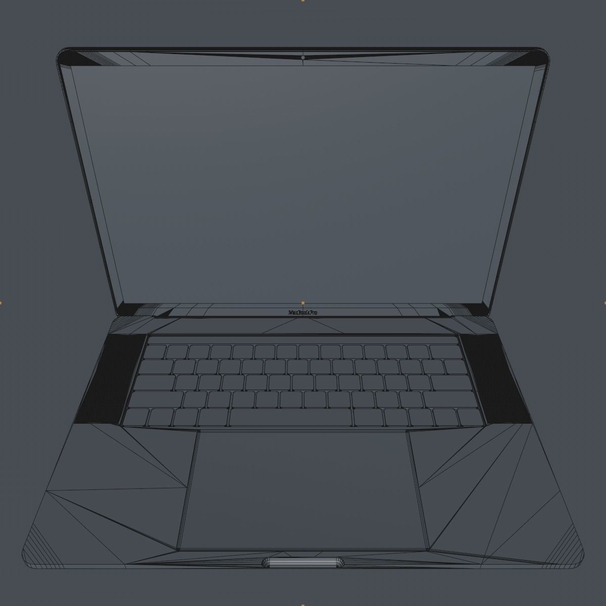 Macbook pro 3D model_9