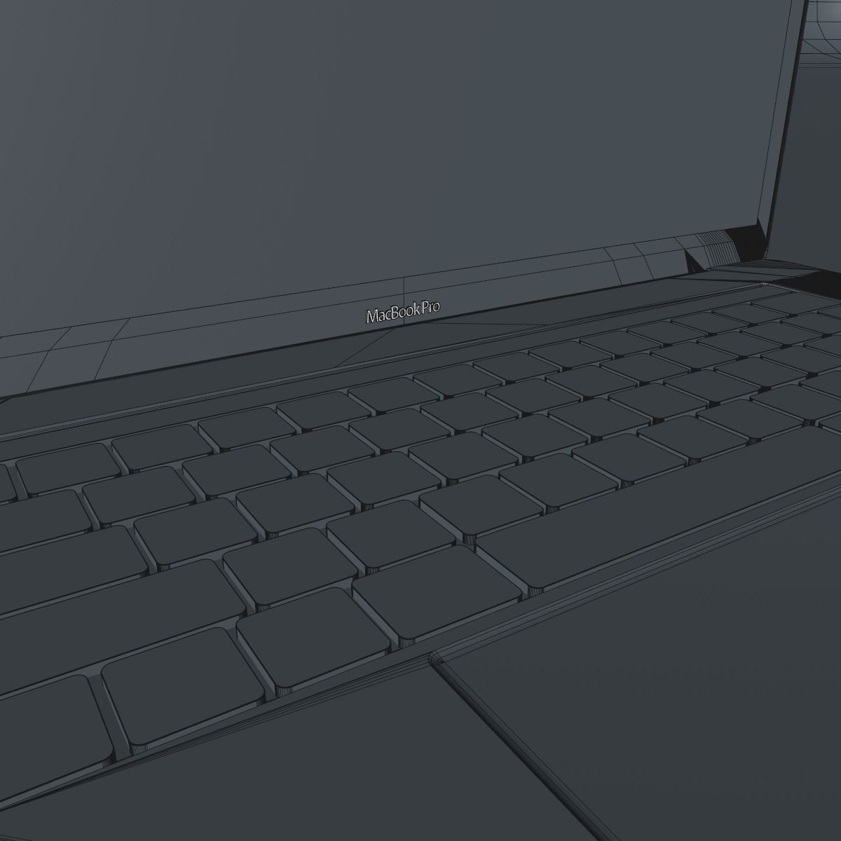 Macbook pro 3D model_12