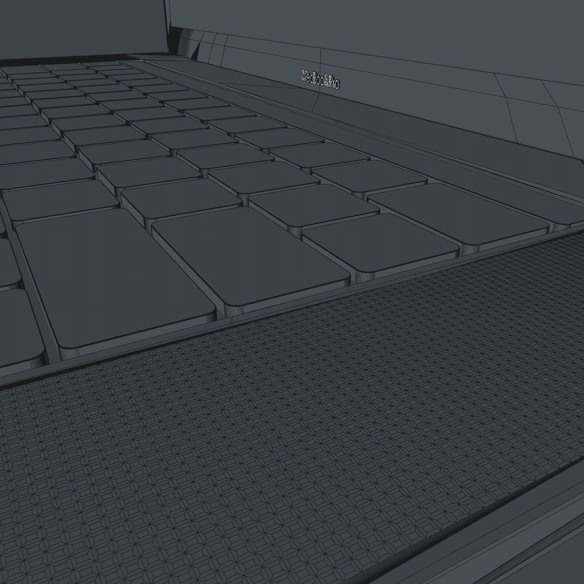 Macbook pro 3D model_15