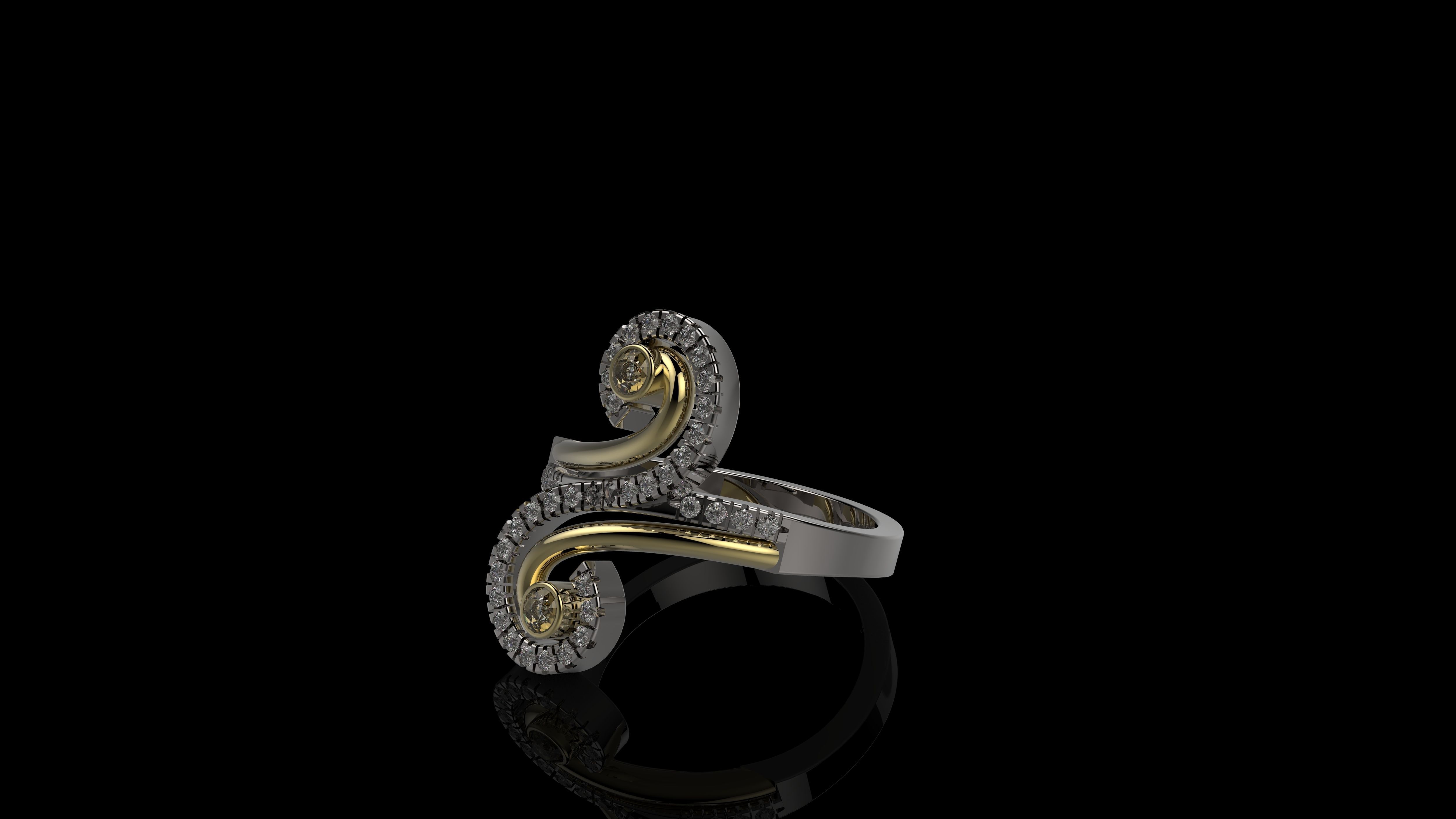 RINGS J222 3D print model_3