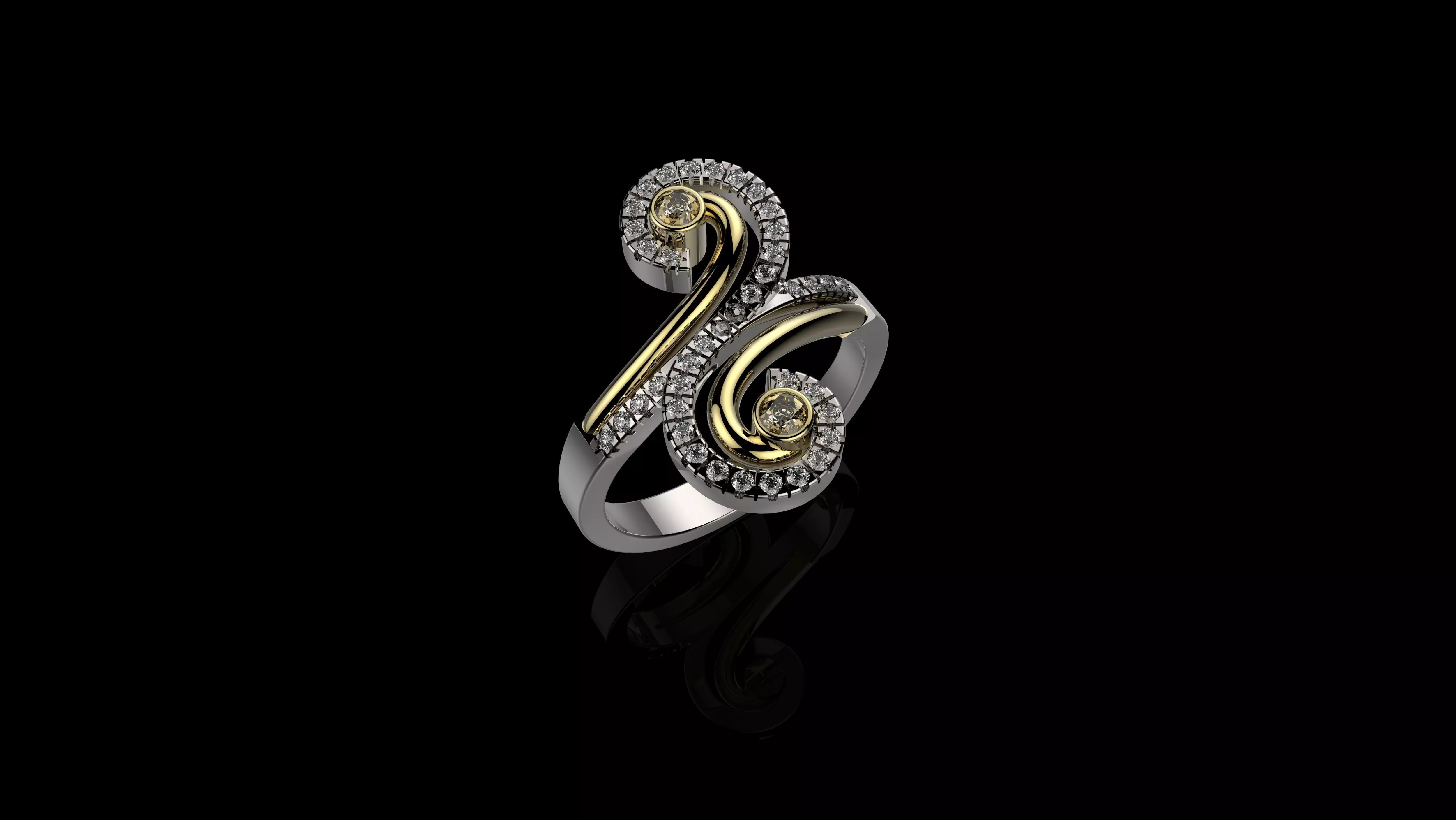 RINGS J222 3D print model_0