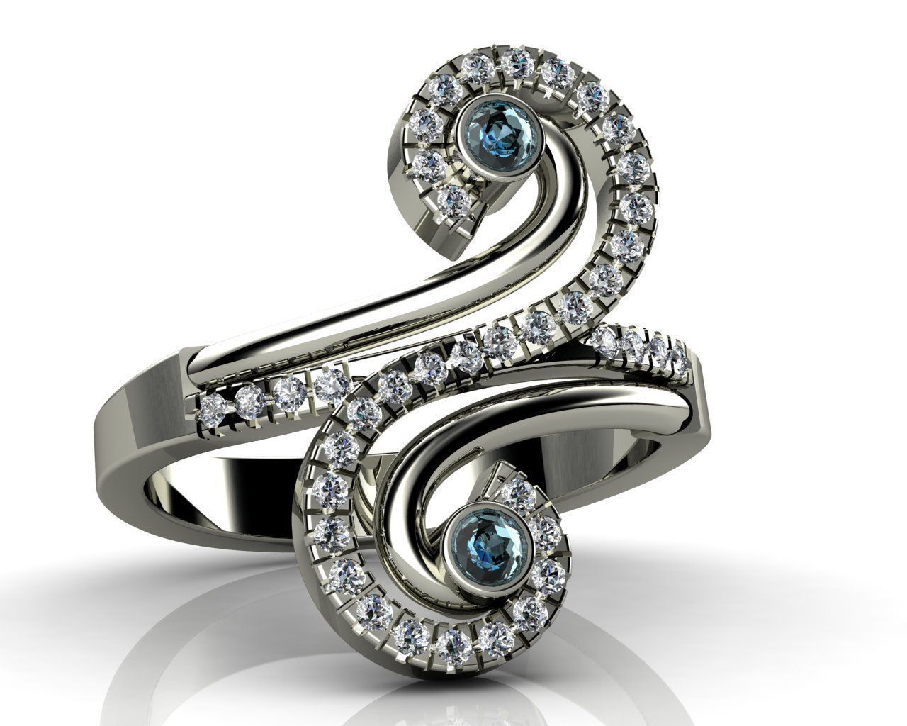 RINGS J222 3D print model_8