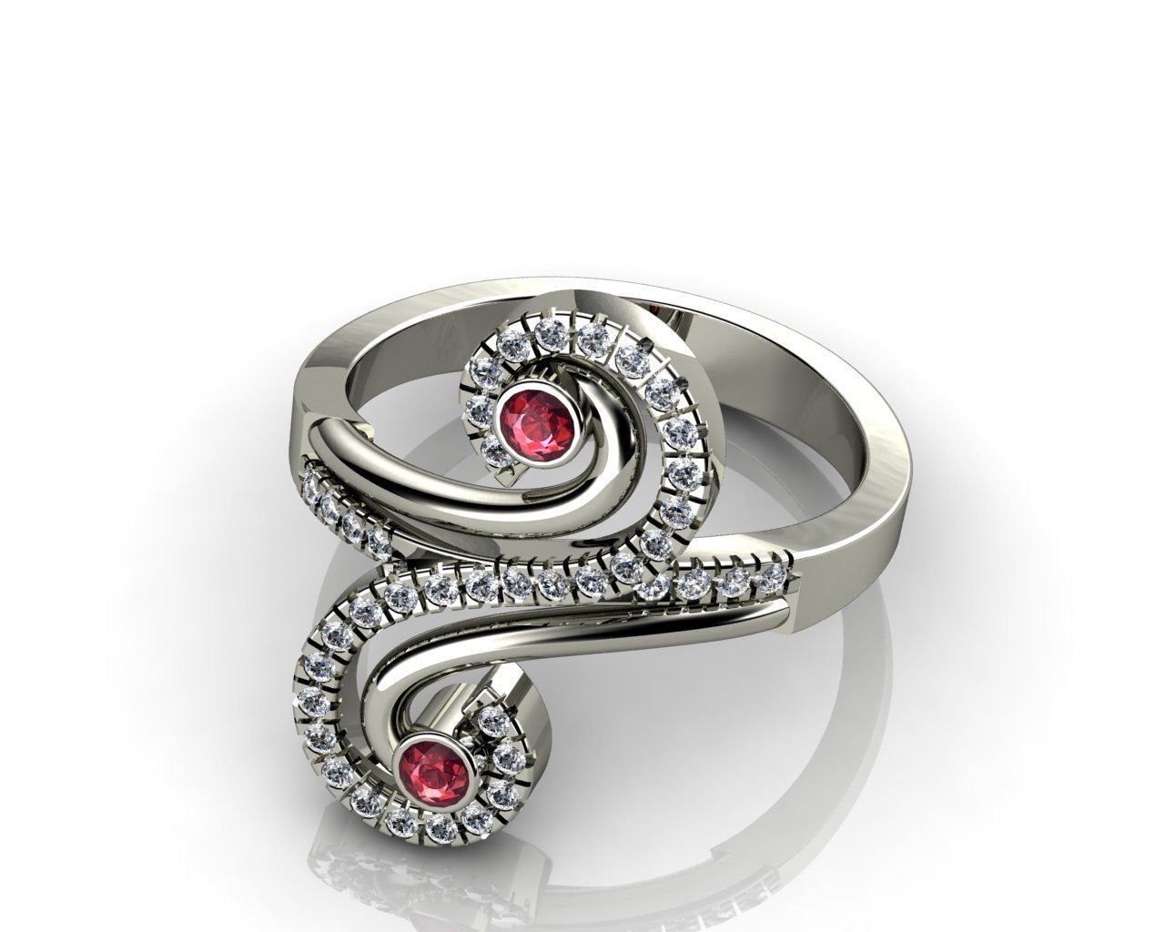 RINGS J222 3D print model_9